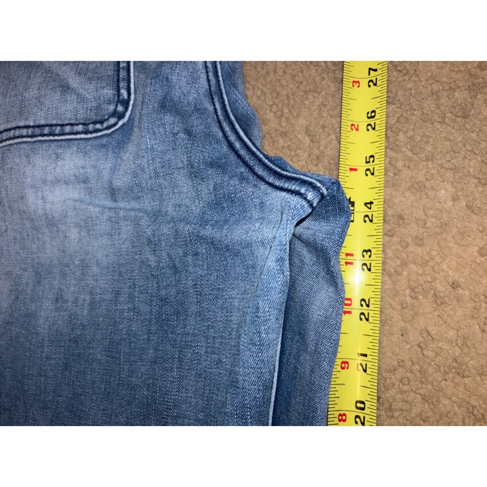 Flamingals Women Med Wash High Waisted Cropped Straight Leg Jeans Size M T42-32 - Picture 4 of 7
